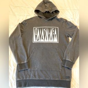 NWOT Quiksilver Men’s Afro Hoodie Size Medium EQYFT03445 black sweatshirt